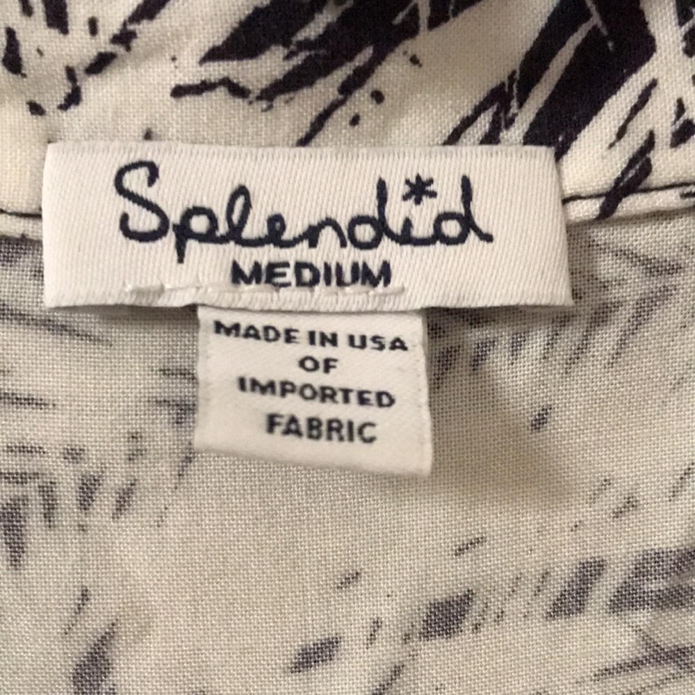 Splendid navy palm romper - Picture 7 of 11